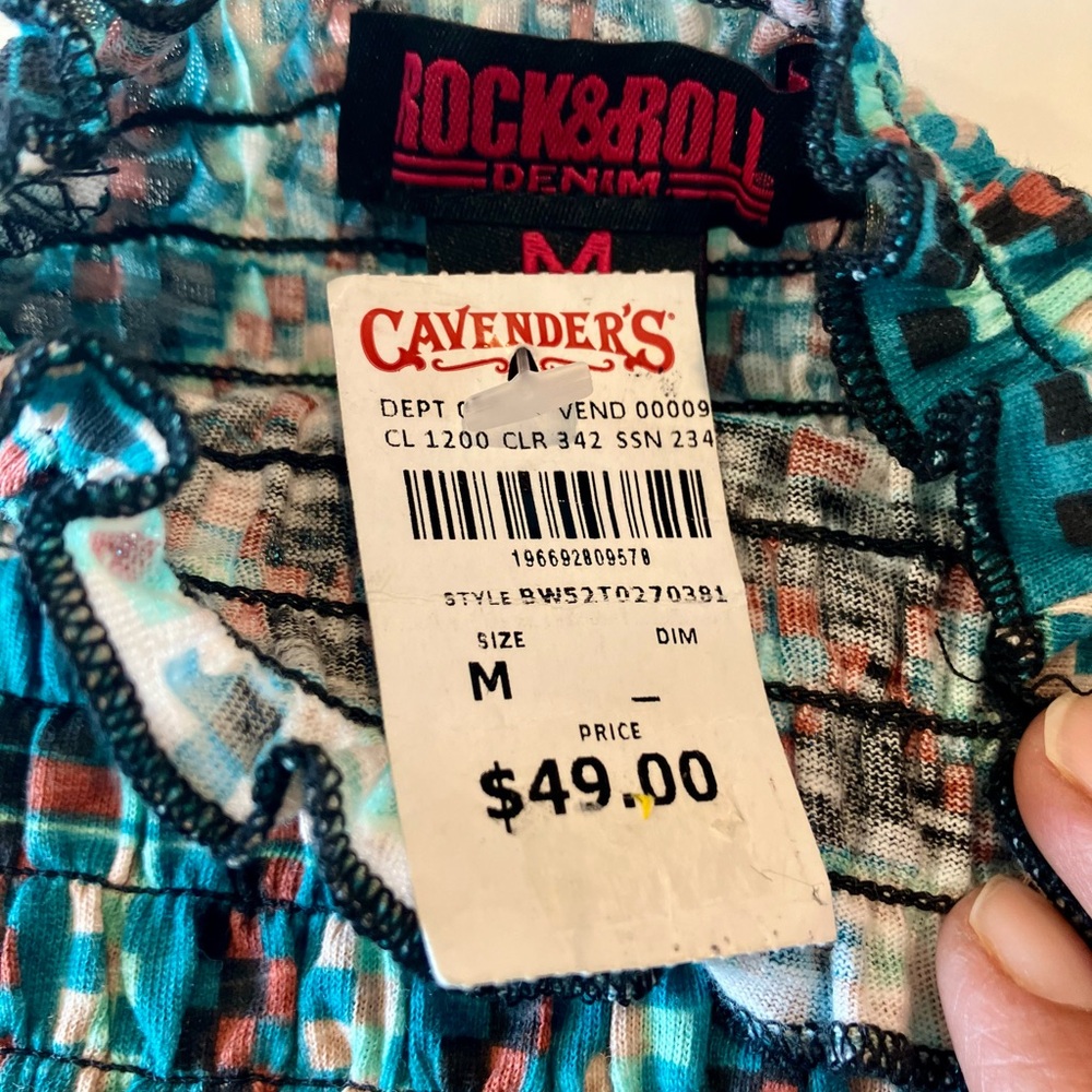 Rock & Roll Denim Top - Picture 7 of 7